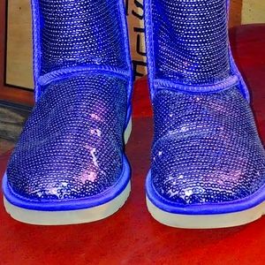 Purple sequenced Ugg Boots